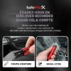 Marteau d'urgence pour Voiture - Brise-vitre et Coupe-Ceinture - Outil de Sauvetage Compact pour Sécurité Routière