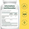 Omega 3 Vegan : Huile d'algues haute concentration DHA (400mg/capsule) - 60 capsules pour 2 mois - Alternative végétale au foie de morue