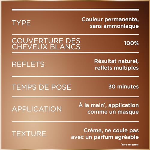 Garnier GOOD Blond Doré Caramel 7.33 - Coloration Permanente Sans Ammoniaque, 90% d'Ingrédients Naturels, Beurre de Karité, 100% Couverture Cheveux Blancs