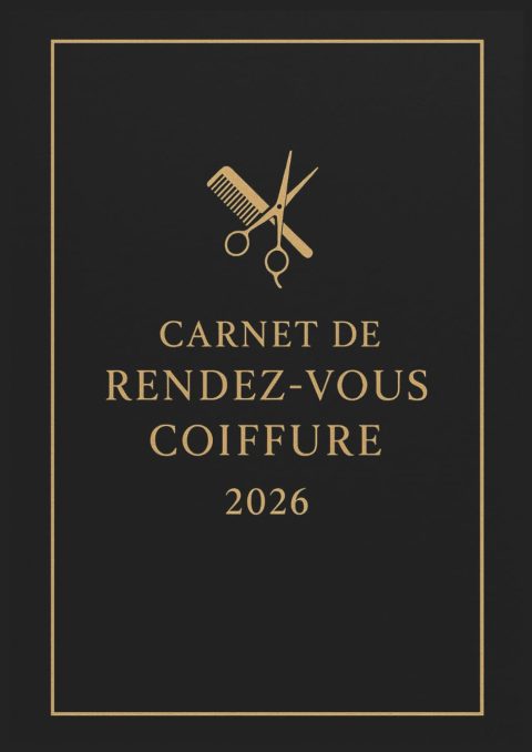 Carnet de Rendez-vous Coiffure 2026 : Agenda Journalier A4, 7h-22h30, 30 min