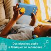 Lunii - Ma Fabrique à Histoires Bleue : Conteuse Interactive + Casque Audio + Coque + Histoires Incluses, 3-8 Ans, Fabriqué en France