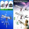 Télescope Astronomique Professionnel 90mm 900mm Réfracteur Portable avec Trépied et Adaptateur Smartphone pour Enfants et Débutants