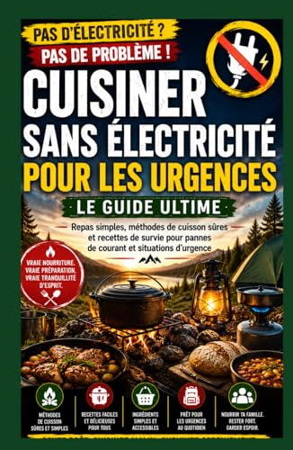 Guide de cuisson sans électricité pour les urgences : Repas simples, méthodes sûres et recettes de survie face aux pannes de courant