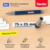 GAUDER Étiquettes Magnétiques Inscriptibles 75x25mm - Idéales pour Tableaux Kanban et Blanc