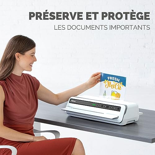 Fellowes Lot de 500 Pochettes de Plastification A4 80 microns - Technologie ImageLast pour la Protection de vos Documents et Photos