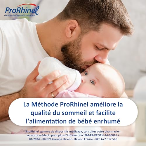 PRORHINEL - Embouts Jetables Souples pour Mouche-Bébé Manuel - Hygiène Nasale Bébé Dès la Naissance - Lot de 80 Embouts