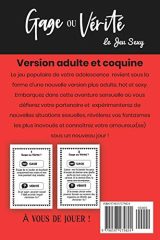 Petits Jeux entre Amoureux : Gage ou Vérité Hot pour Adultes - Jeu Coquin et Sexy pour Couple | Cadeau Idéal Saint Valentin, Noël, Anniversaire
