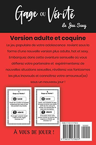 Petits Jeux entre Amoureux : Gage ou Vérité Hot pour Adultes - Jeu Coquin et Sexy pour Couple | Cadeau Idéal Saint Valentin, Noël, Anniversaire