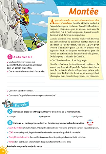 Passeport CM2 vers 6ème : Cahier de vacances 2026 pour enfants de 10-11 ans