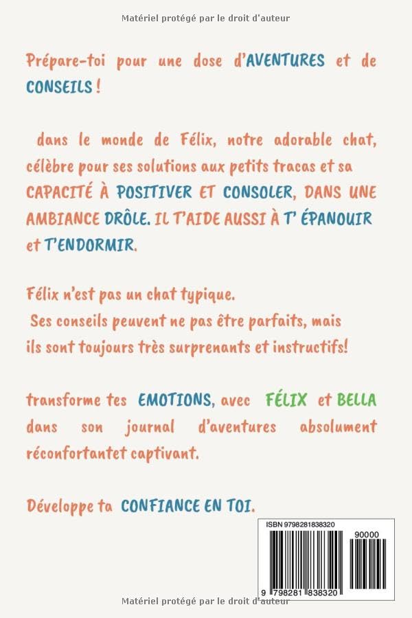 Journal Secret d'un Chat Futé : Histoire pour enfants sur la confiance et la gestion des émotions (6-10 ans)