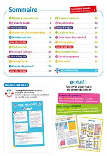 Passeport CM2 vers 6ème : Cahier de vacances 2026 pour enfants de 10-11 ans