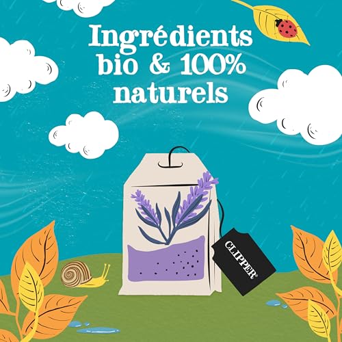 Infusion Bio "Marchand de Sable" Clipper - Camomille, Lavande & Mélisse - 50 Sachets