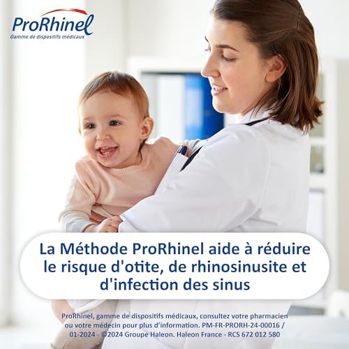 PRORHINEL - Embouts Jetables Souples pour Mouche-Bébé Manuel - Hygiène Nasale Bébé Dès la Naissance - Lot de 80 Embouts