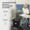 Fellowes Powershred FS-6C : Destructeur de documents P-4, coupe croisée, 6 feuilles, 15L