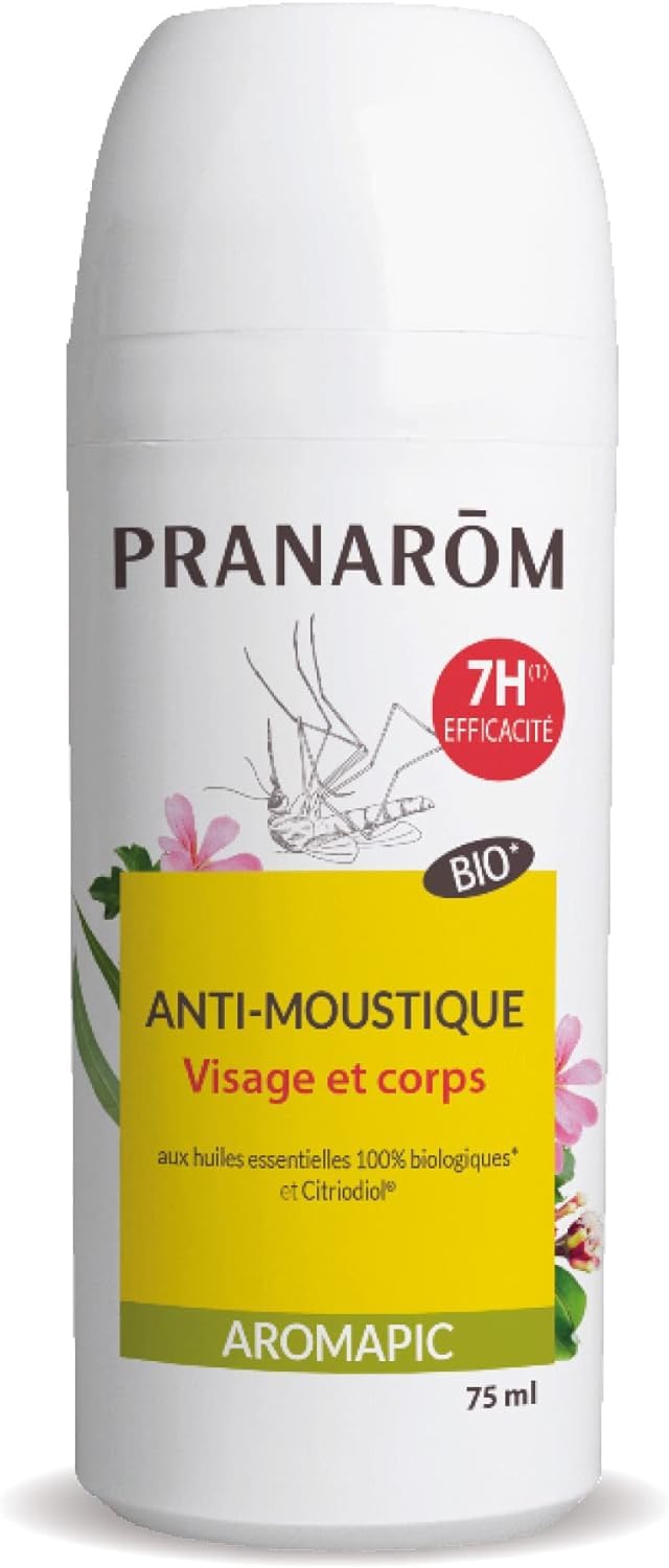 Pranarôm Roller Anti-Moustiques Bio : Protection Naturelle Efficace 7h