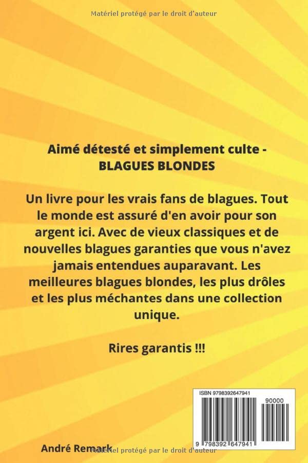 400 Blagues Blondes - Collection Ultime: Le Livre de Blagues Drôles et Irrévérencieuses