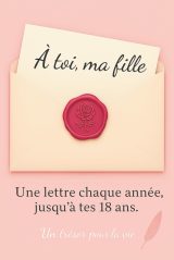 À Toi, Ma Fille : Lettres Annuelles Jusqu'à 18 Ans - Cadeau Inoubliable pour Naissance et 18ème Anniversaire