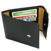 Porte-chéquier Charmoni Long en Cuir Vachette - Compact, Pliant, 3 Emplacements Cartes