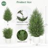 Lot de 2 Cyprès Artificiels 90cm - Décoration Intemporelle Intérieur/Extérieur
