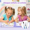 JoyCat Livre de coloriage à l'eau pour tout-petits 3-8 ans - Kit aquarelle créatif et éducatif