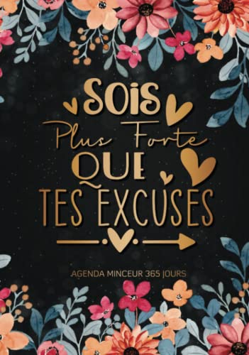 Mon Agenda Minceur 365 Jours : Carnet de Suivi Alimentaire et Rééquilibrage pour Femme