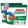 Ariel PODS Grandiose Original : Lessive Puissante, 46 Lavages, Dissolution Rapide, Idéale pour Linge Mixte, Fabriquée en France