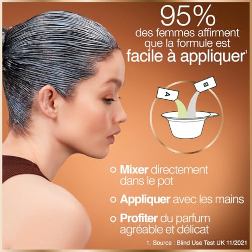 Garnier GOOD Coloration Permanente Sans Ammoniaque Châtain Très Clair Mocaccino 6.0 - 90% Ingrédients Naturels, Vegan, Beurre de Karité