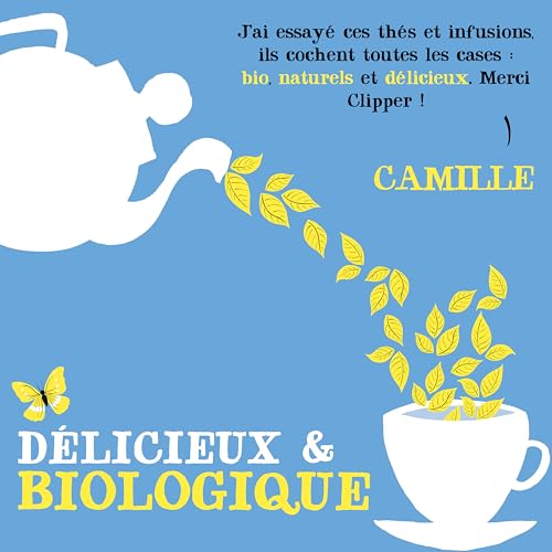 CLIPPER Coffret Découverte Infusion Bio - 60 Sachets Variés - Saveurs Naturelles et Éthiques