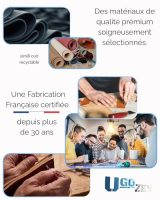 Ugozen Pochette Carte Grise Luxeo : Étui Chic et Pratique pour Vos Documents de Voiture
