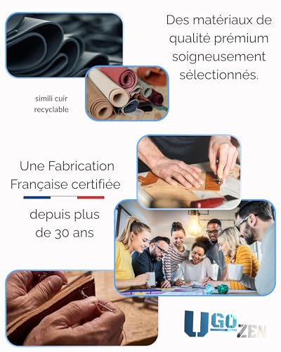 Ugozen Pochette Carte Grise Luxeo : Étui Chic et Pratique pour Vos Documents de Voiture