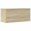 vidaXL Boîte de Rangement Chêne Sonoma 100x42x46 cm en Bois d'ingénierie - Coffre Polyvalent