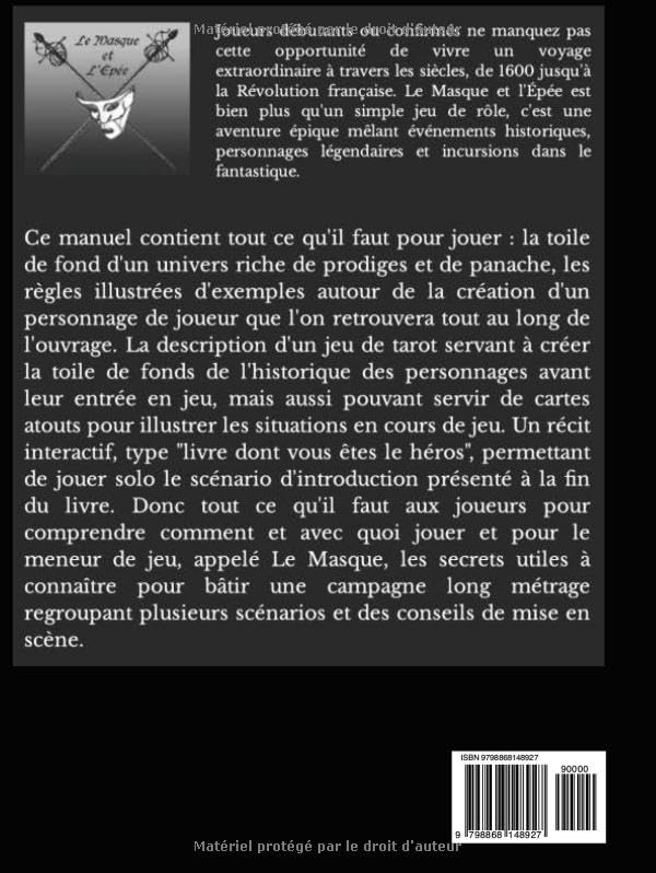 L'Ère de la Sirène : Recueil de Scénarios de Jeux de Rôles Historiques de Cape et d'Épée