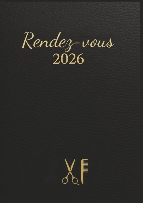 Carnet de Rendez-vous Coiffure 2026 : Agenda A4 Hebdomadaire Daté 7h-21h, Intervalles 15 Min