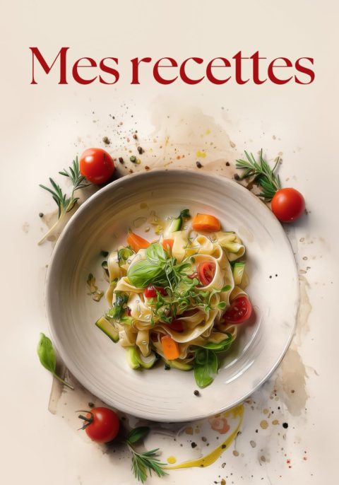 Carnet de Recettes à Remplir : 126 Fiches Détaillées, Index, Tableaux de Conversion et Astuces Culinaires