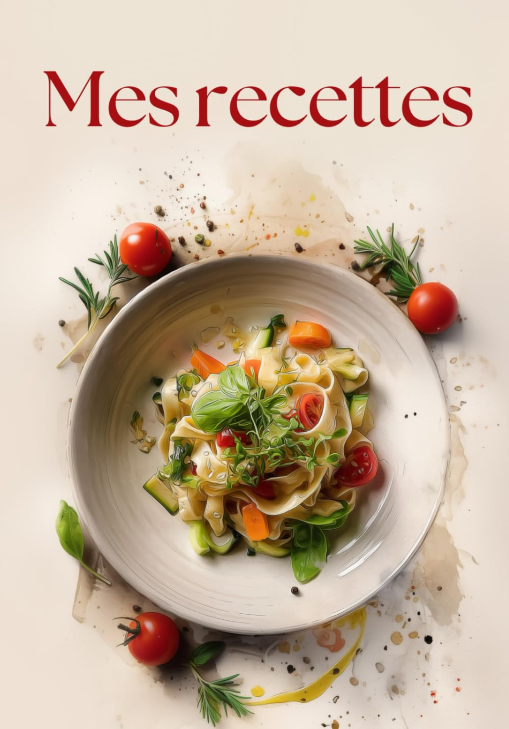 Carnet de Recettes à Remplir : 126 Fiches Détaillées, Index, Tableaux de Conversion et Astuces Culinaires
