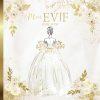 Livre d'Or EVJF Chic Blanc Doré - Souvenirs et Messages pour la Future Mariée