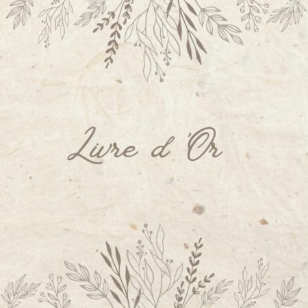 Livre d'Or Vintage Kraft pour Mariage, Anniversaire et Événements Spéciaux - 100 Pages Vierges pour Souvenirs Précieux