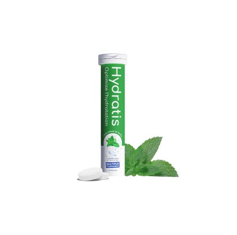 HYDRATIS - Pastilles d'Électrolytes Menthe - Hydratation Optimale, Énergie et Récupération Sportive