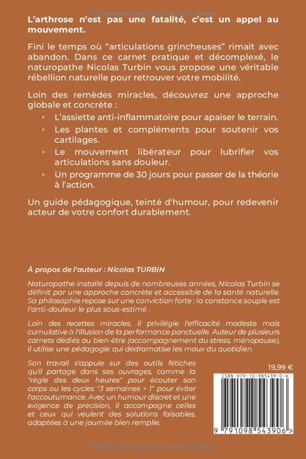 SOS Articulations: Guide Naturopathique pour Soulager l'Arthrose Naturellement