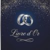 Livre d'Or Chic Bleu et Argenté : L'Écrin Parfait pour Vos Souvenirs Précieux