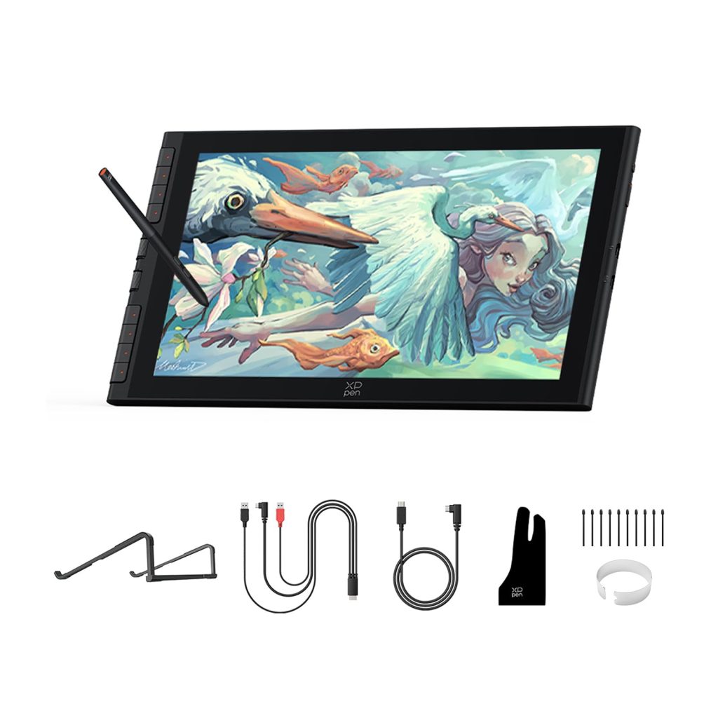 XPPen Artist 16 3rd (Édition 2026) - Tablette Graphique 15,4" avec Molette X-Dial, 8 Raccourcis, Stylet X4 16k Niveaux de Pression