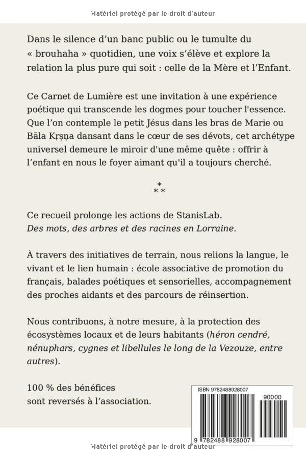Carnet de Lumière: à la Mère universelle - Poésie et Spiritualité