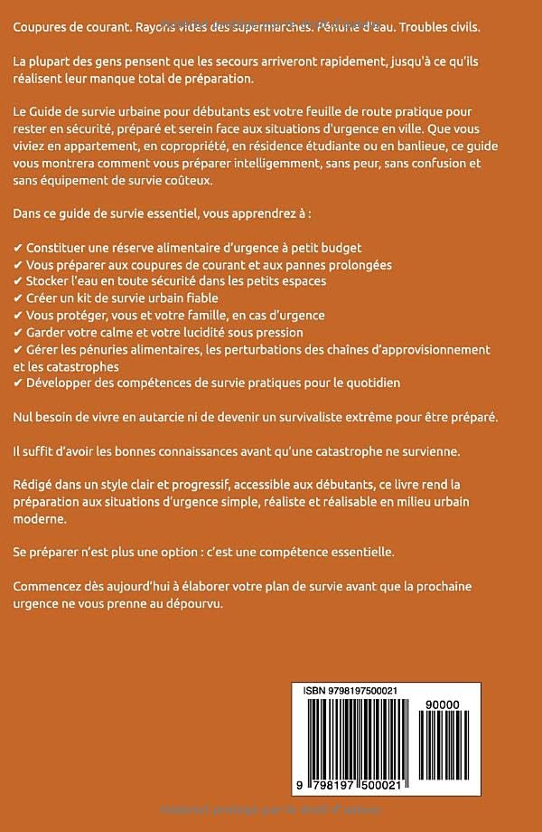 Guide de Survie Urbaine pour Débutants : Préparation aux Crises en Ville