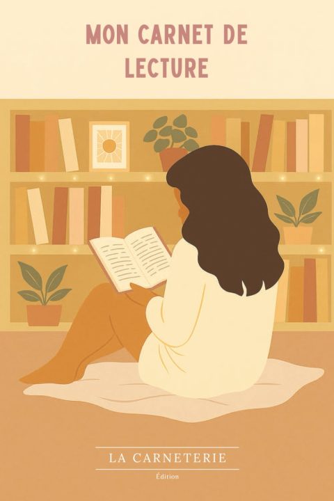 Carnet de Lecture à Compléter : Journal de Lecteur avec Tracker, Bilans Mensuels et 50 Fiches de Chroniques Littéraires
