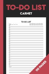 Carnet To Do List : Organisez vos tâches quotidiennes et restez motivé - Format A5, 110 pages