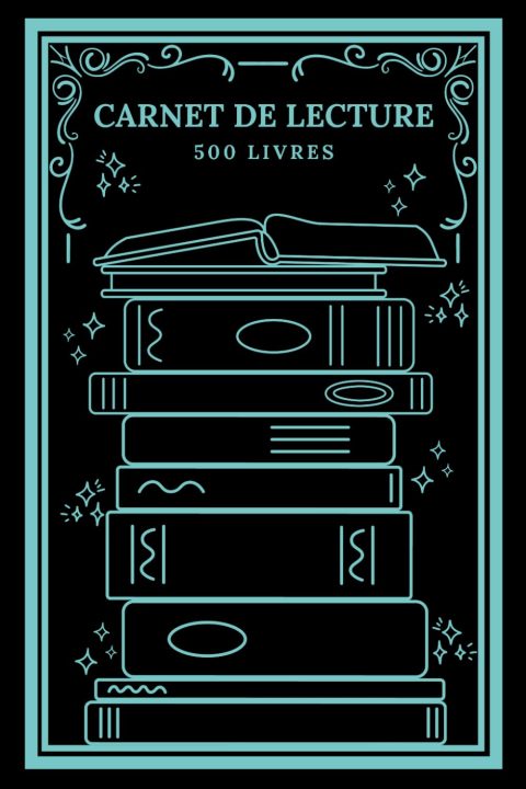Carnet de Lecture Design 1 - Suivi de 500 Livres