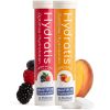 HYDRATIS - Pastilles Électrolytes Hydratation - Mix Fruits des Bois & Pêche - Énergie et Récupération Sportive - Formule Isotonique - 40 Pastilles