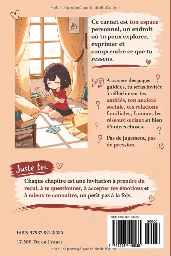 Journal d'écriture pour adolescentes : Affirmation de soi, gestion des émotions et confiance en soi