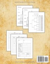 Ma Généalogie Ma Fierté : Arbre Généalogique Complet sur 6 Générations avec Fiches Individuelles pour Explorer Vos Racines Familiales