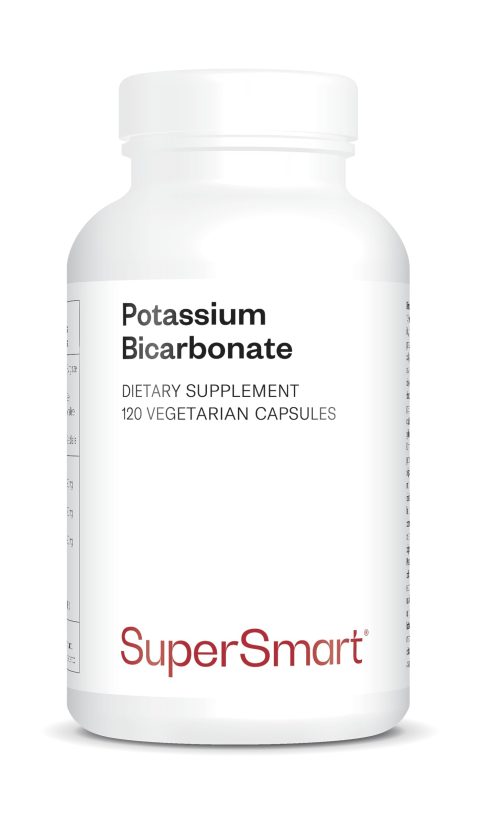 Bicarbonate de Potassium Supersmart - Soutien Naturel Pression Artérielle, Système Nerveux et Musculaire - Anti Fatigue - Vegan, Sans Gluten